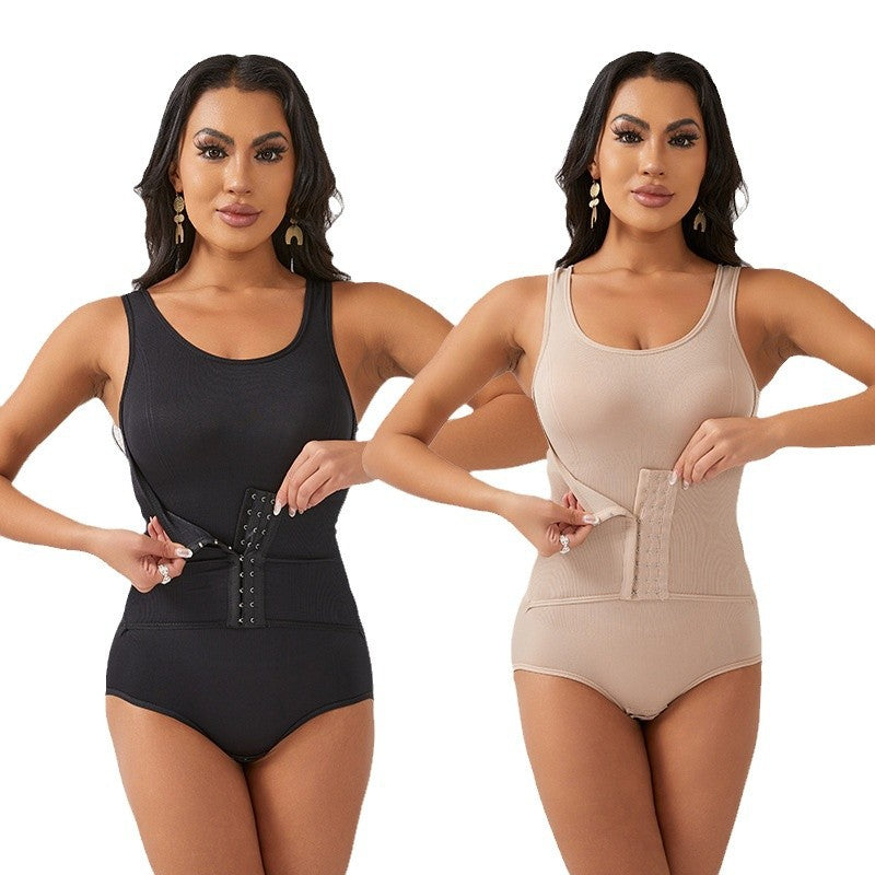 Cross-border Enhanced Buckle Shaping Clothing Women's Body Shaping Belly Shaping Clothing Body Shaping Clothing Triangle Body Shaping Clothing